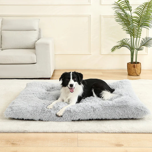 Lit en Peluche Ultra Doux pour Chien et Chat – Panier Confort & Sommeil Réparateur