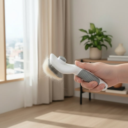 Brosse Nettoyante pour Chien et Chat – Démêlage & Anti-Poils