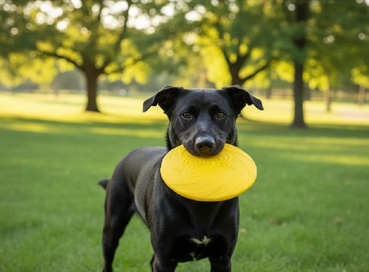 Disque Volant Résistant pour Chien – Jouet Interactif et de Dressage