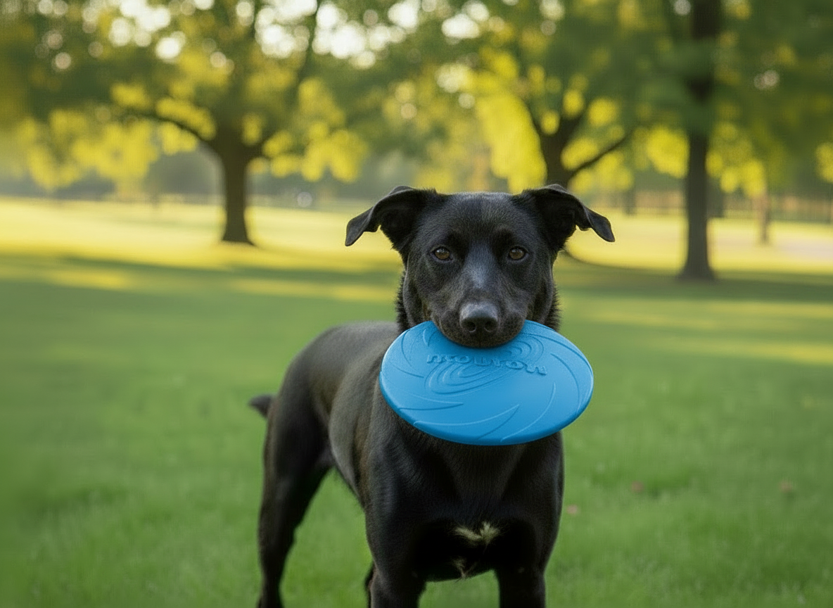 Disque Volant Résistant pour Chien – Jouet Interactif et de Dressage