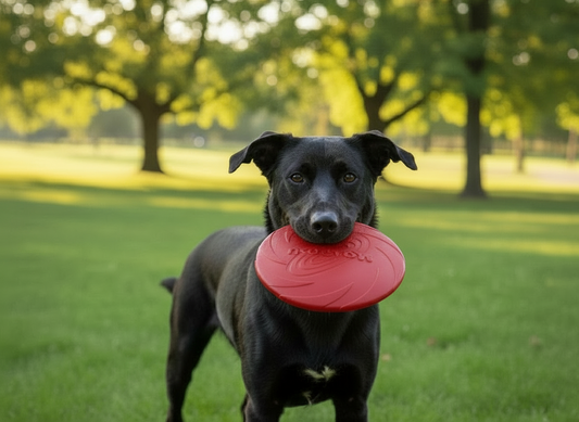 Disque Volant Résistant pour Chien – Jouet Interactif et de Dressage