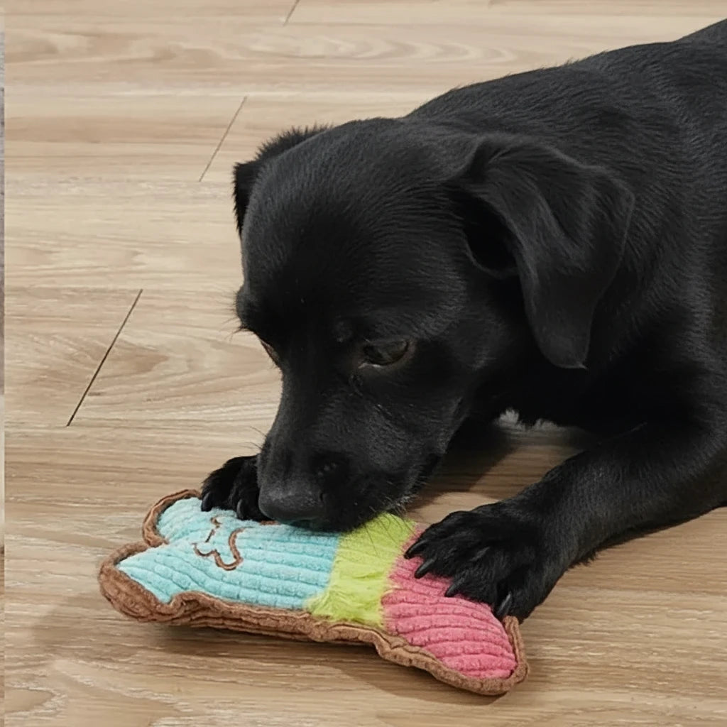 Os en Peluche pour Chiens – Jouet à Mâcher
