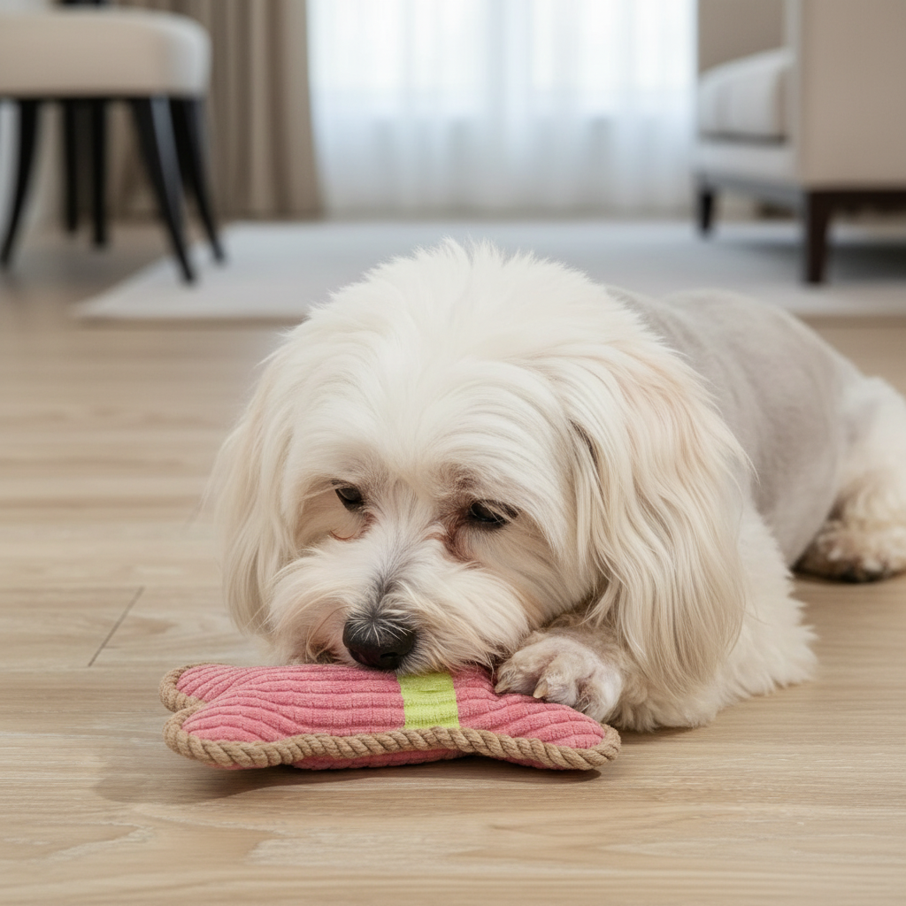Os en Peluche pour Chiens – Jouet à Mâcher