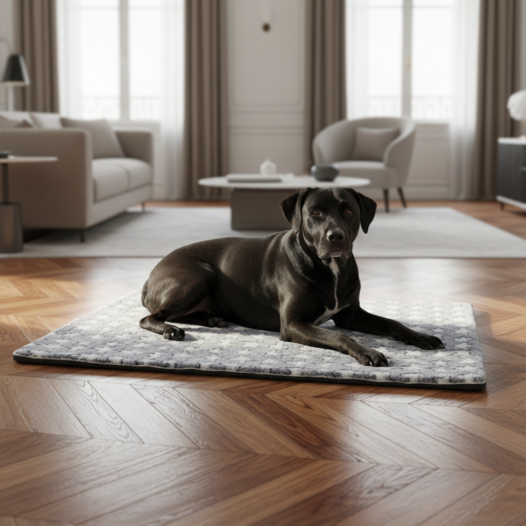 Tapis de Couchage en Flanelle pour Chien et Chat
