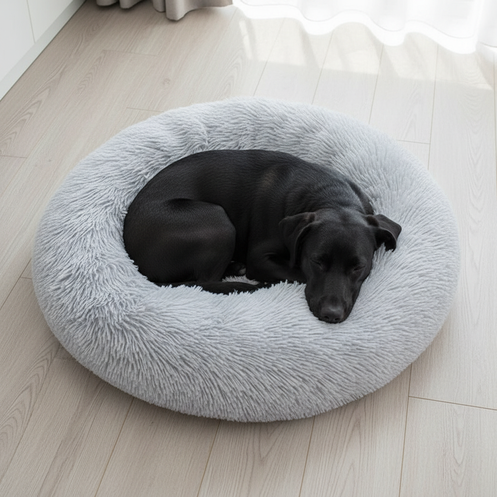 Panier Peluche Chaud pour Animaux – Confort Premium Hiver