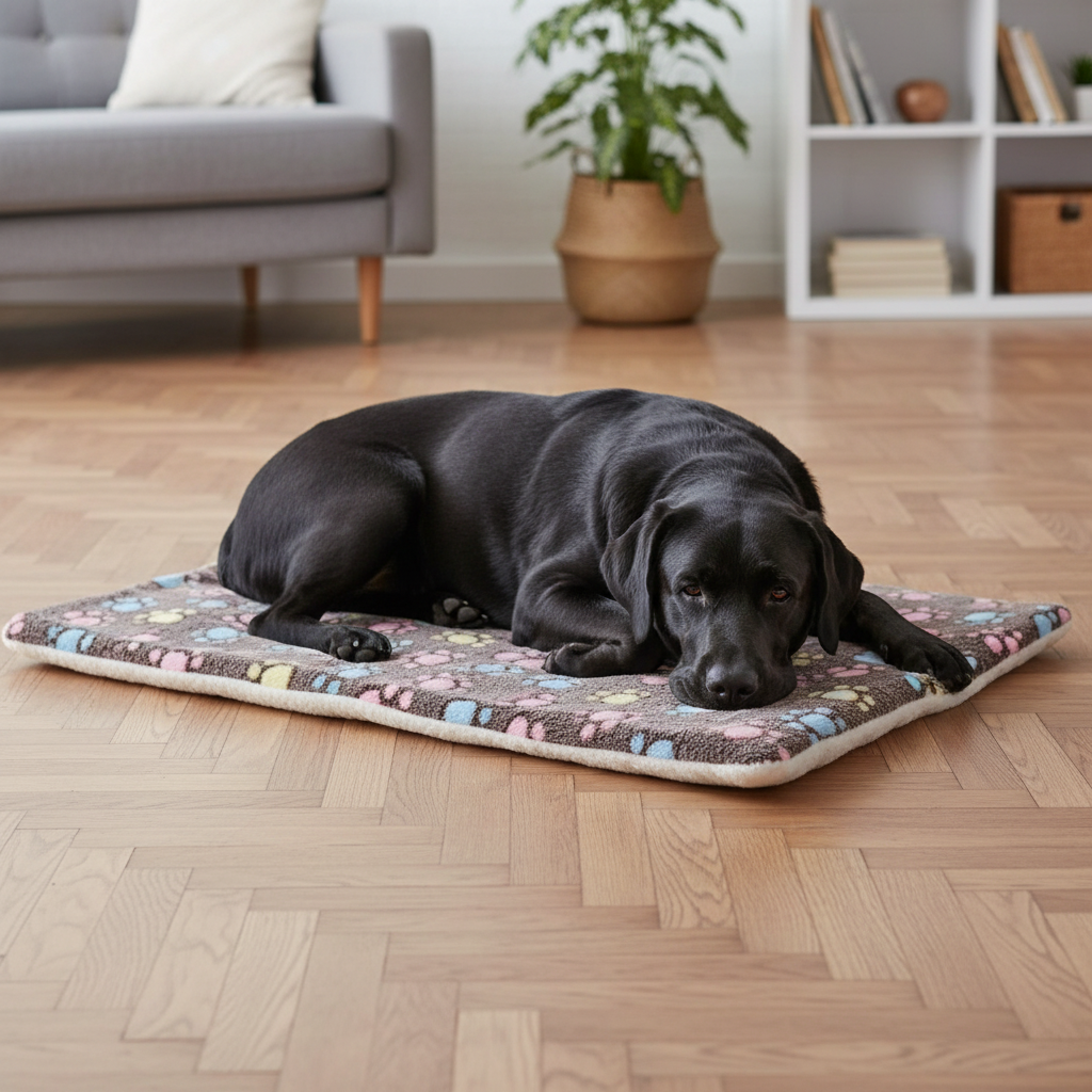 Tapis de Couchage en Flanelle pour Chien et Chat