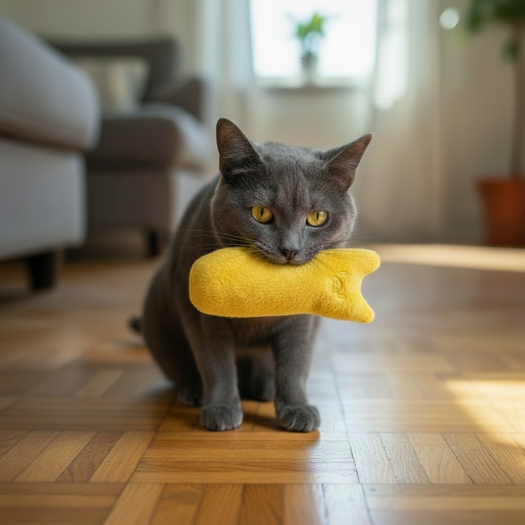 Peluches à Mâcher pour Chats – Anti-Stress et Herbe à Chat