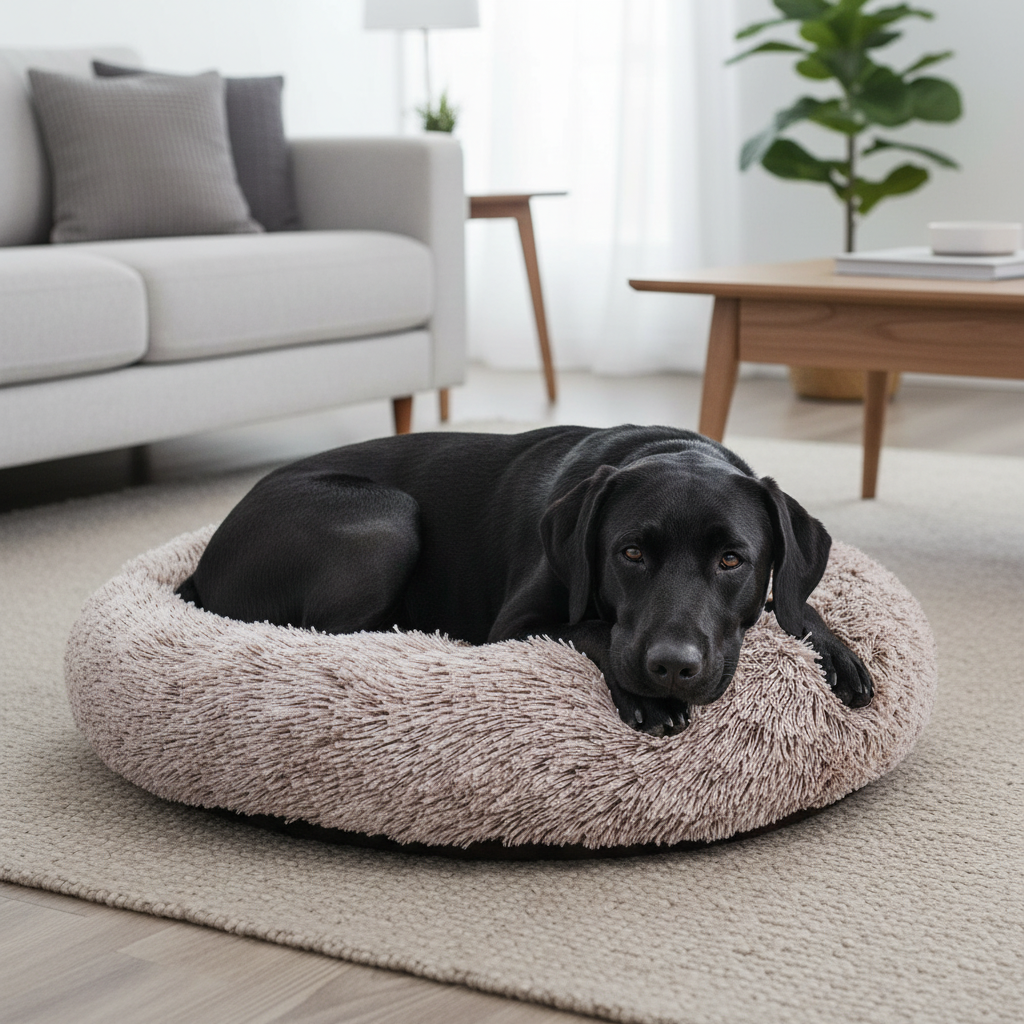 Panier Peluche Chaud pour Animaux – Confort Premium Hiver