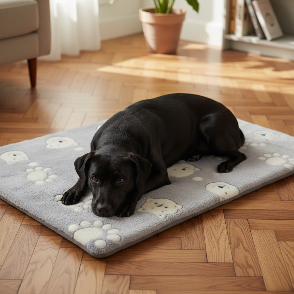 Tapis de Couchage en Flanelle pour Chien et Chat