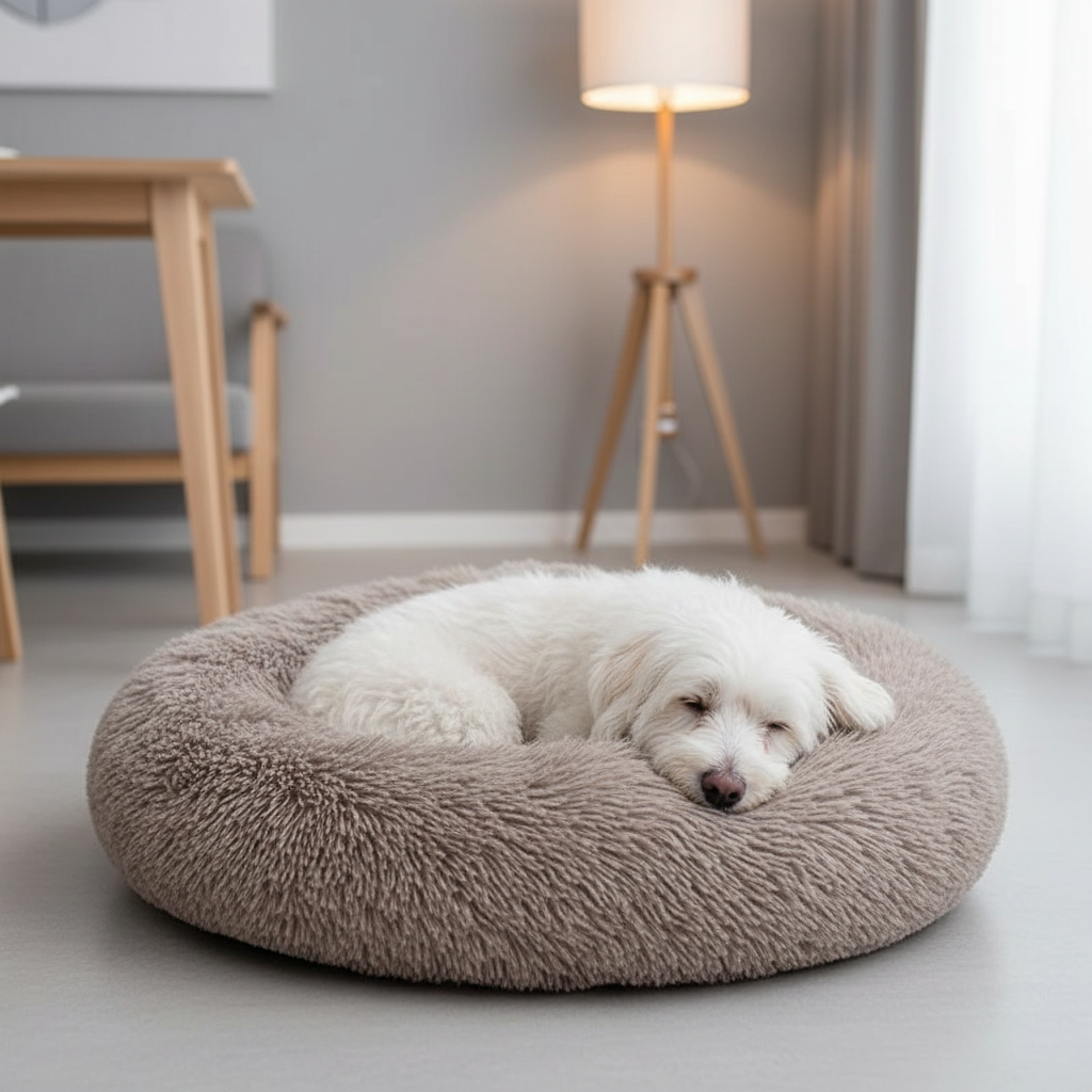 Panier Peluche Chaud pour Animaux – Confort Premium Hiver