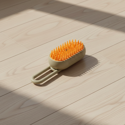 Brosse Électrique Vapeur 3-en-1 pour Chien et Chat