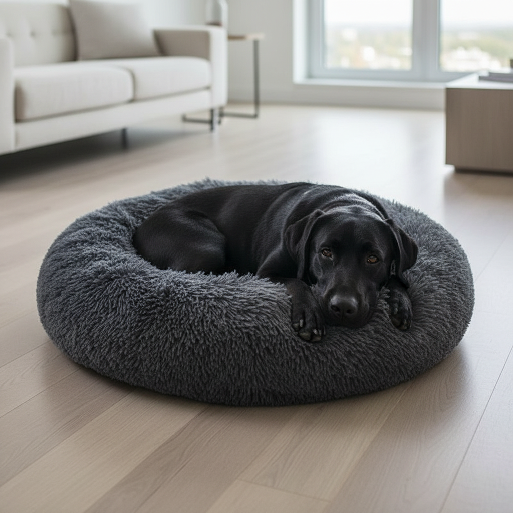 Panier Peluche Chaud pour Animaux – Confort Premium Hiver