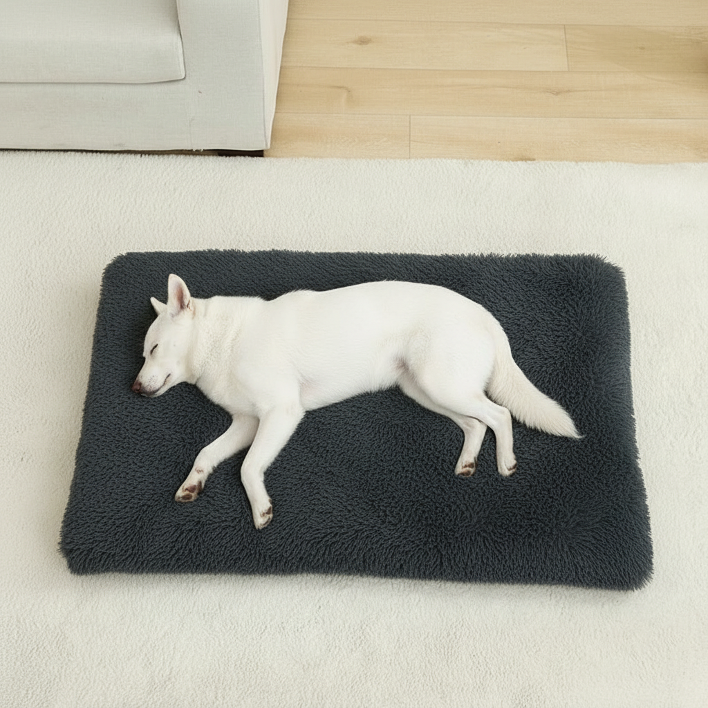 Lit en Peluche Ultra Doux pour Chien et Chat – Panier Confort & Sommeil Réparateur